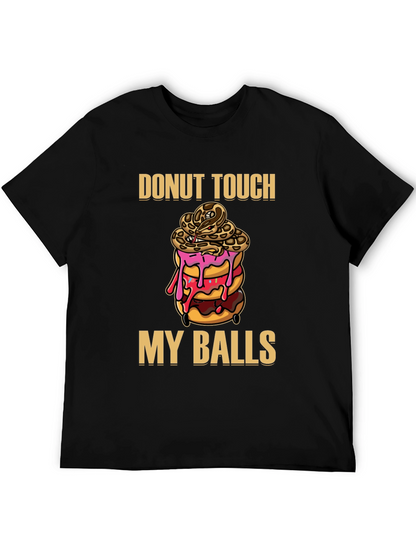 Donut Touch My Balls Snake T-Shirt