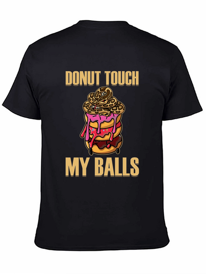 Donut Touch My Balls Snake T-Shirt