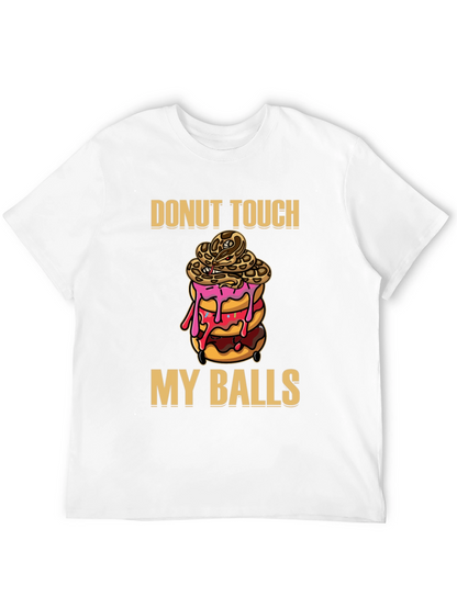 Donut Touch My Balls Snake T-Shirt
