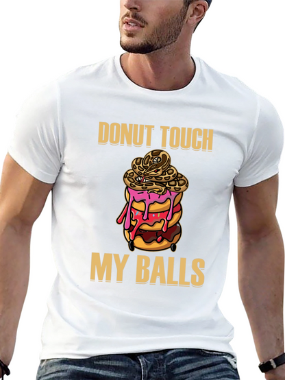 Donut Touch My Balls Snake T-Shirt