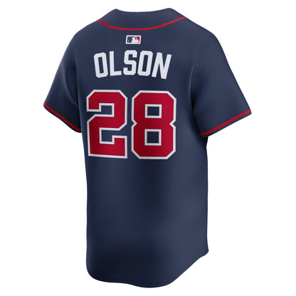 Matt Olson Atlanta Braves Nike Alternate Limited Jersey - Navy