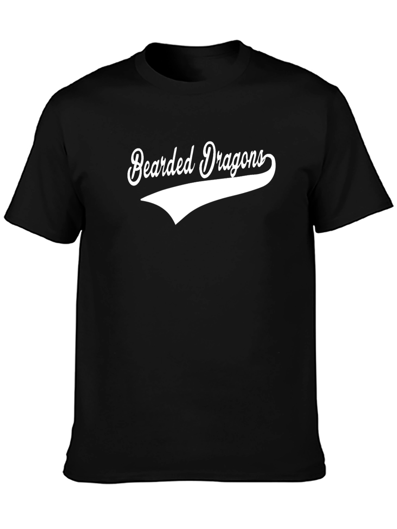 Bearded Dragons Tee - Black Cotton T-Shirt