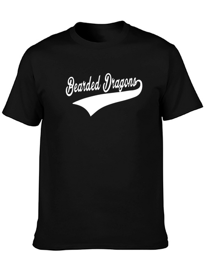 Bearded Dragons Tee - Black Cotton T-Shirt