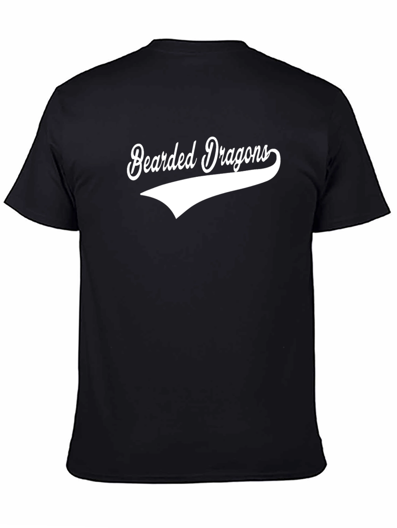 Bearded Dragons Tee - Black Cotton T-Shirt