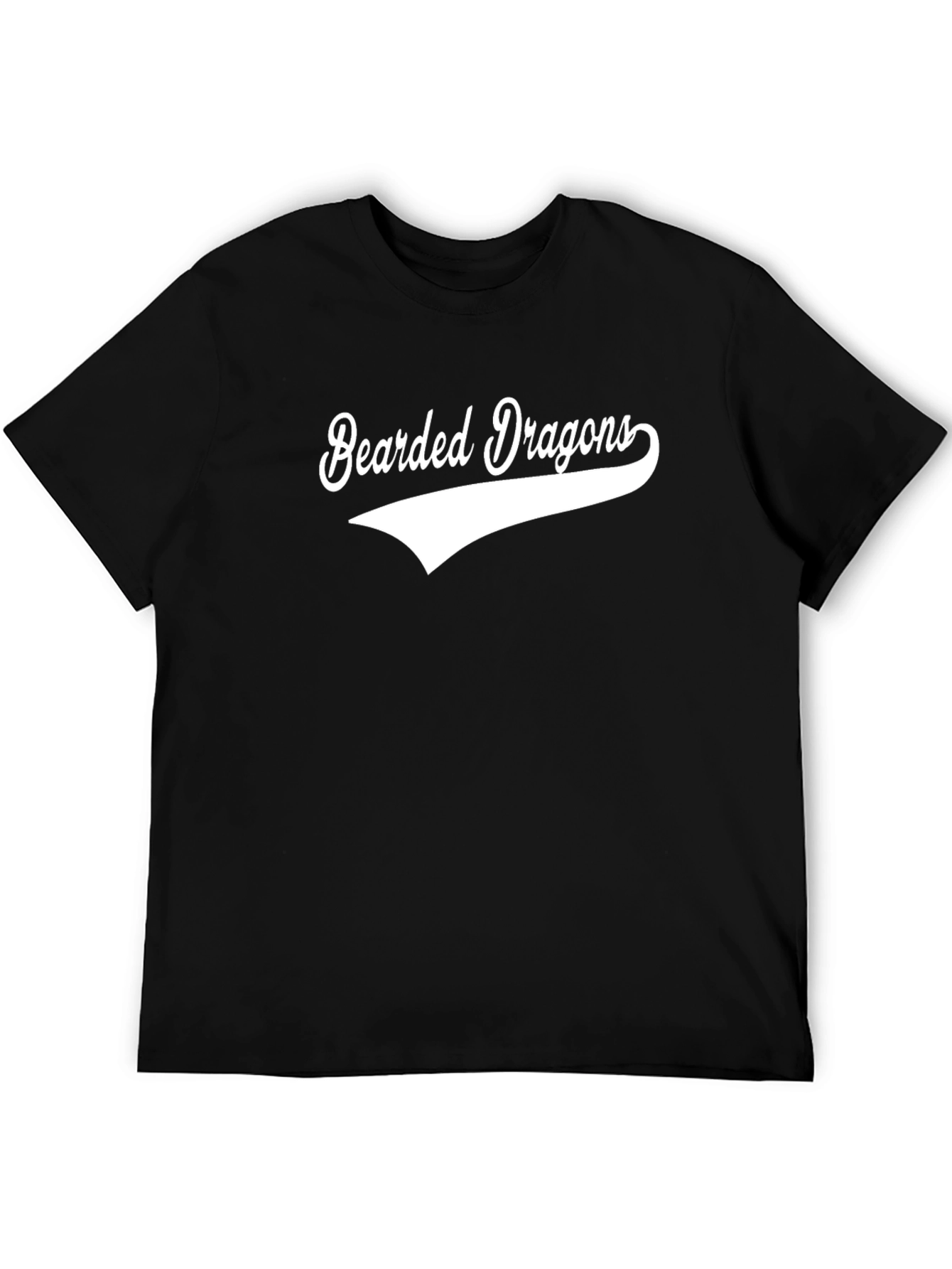 Bearded Dragons Tee - Black Cotton T-Shirt