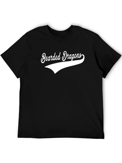 Bearded Dragons Tee - Black Cotton T-Shirt