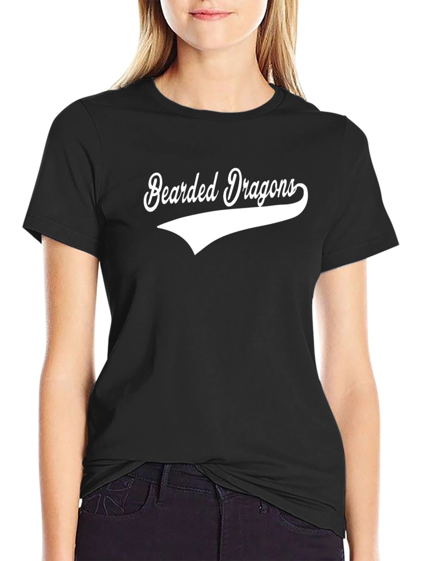 Bearded Dragons Tee - Black Cotton T-Shirt