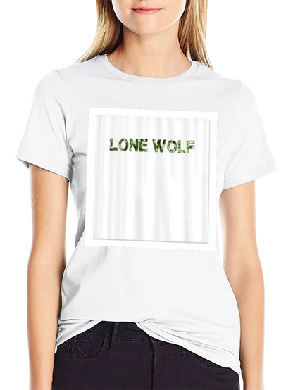 Lone Wolf Camo Tee - Mens Black T-Shirt
