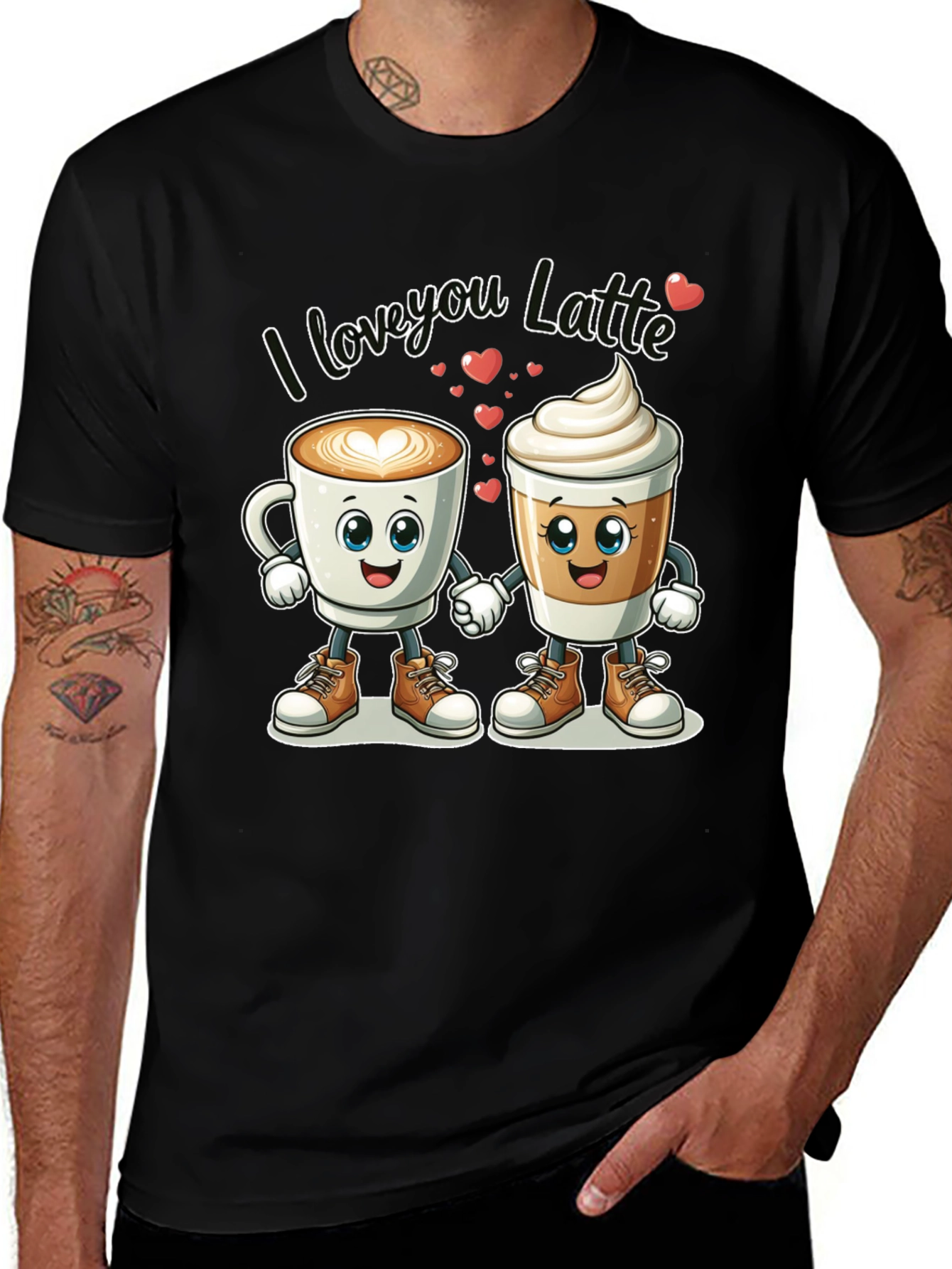 I Love You Latte T-Shirt