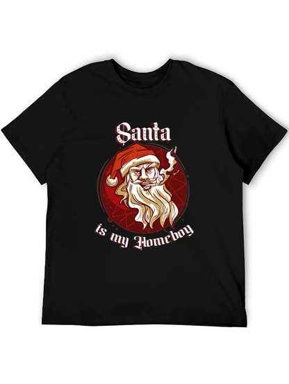 Santa Is My Homeboy Graphic T-Shirt
