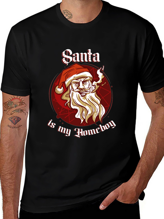 Santa Is My Homeboy Graphic T-Shirt