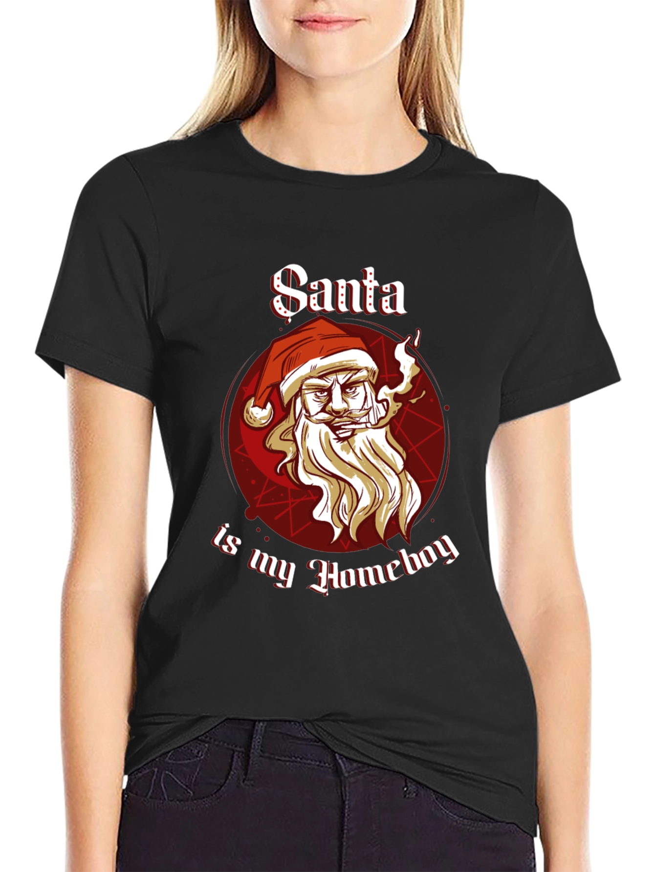 Santa Is My Homeboy Graphic T-Shirt