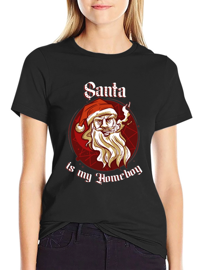 Santa Is My Homeboy Graphic T-Shirt