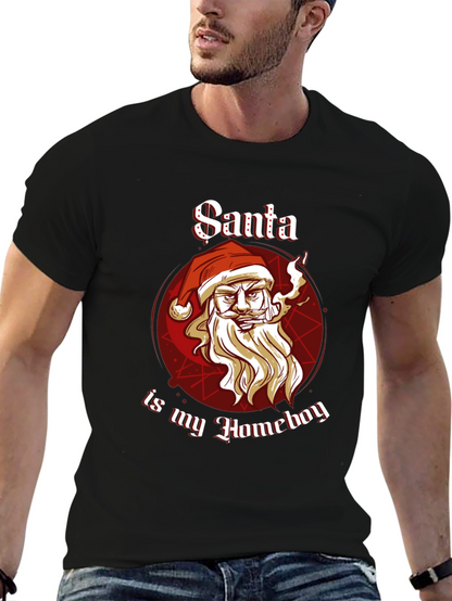 Santa Is My Homeboy Graphic T-Shirt