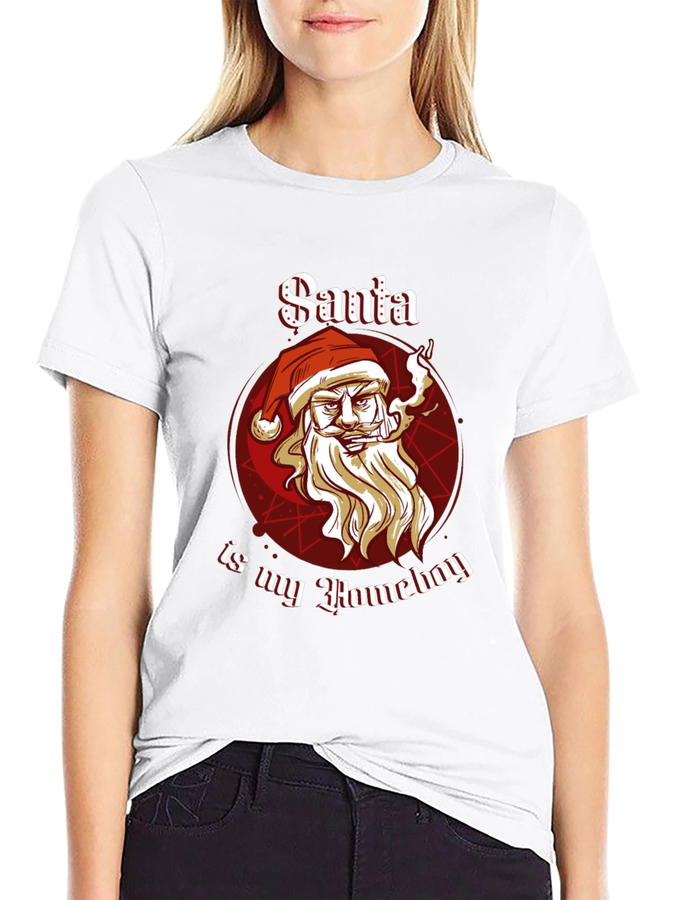 Santa Is My Homeboy Graphic T-Shirt