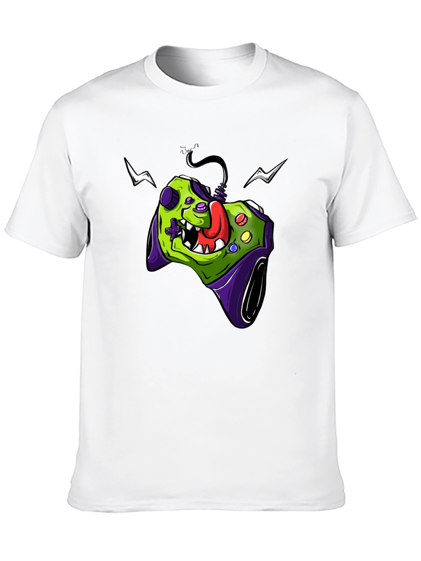 Gamer Controller Graphic Tee - Black