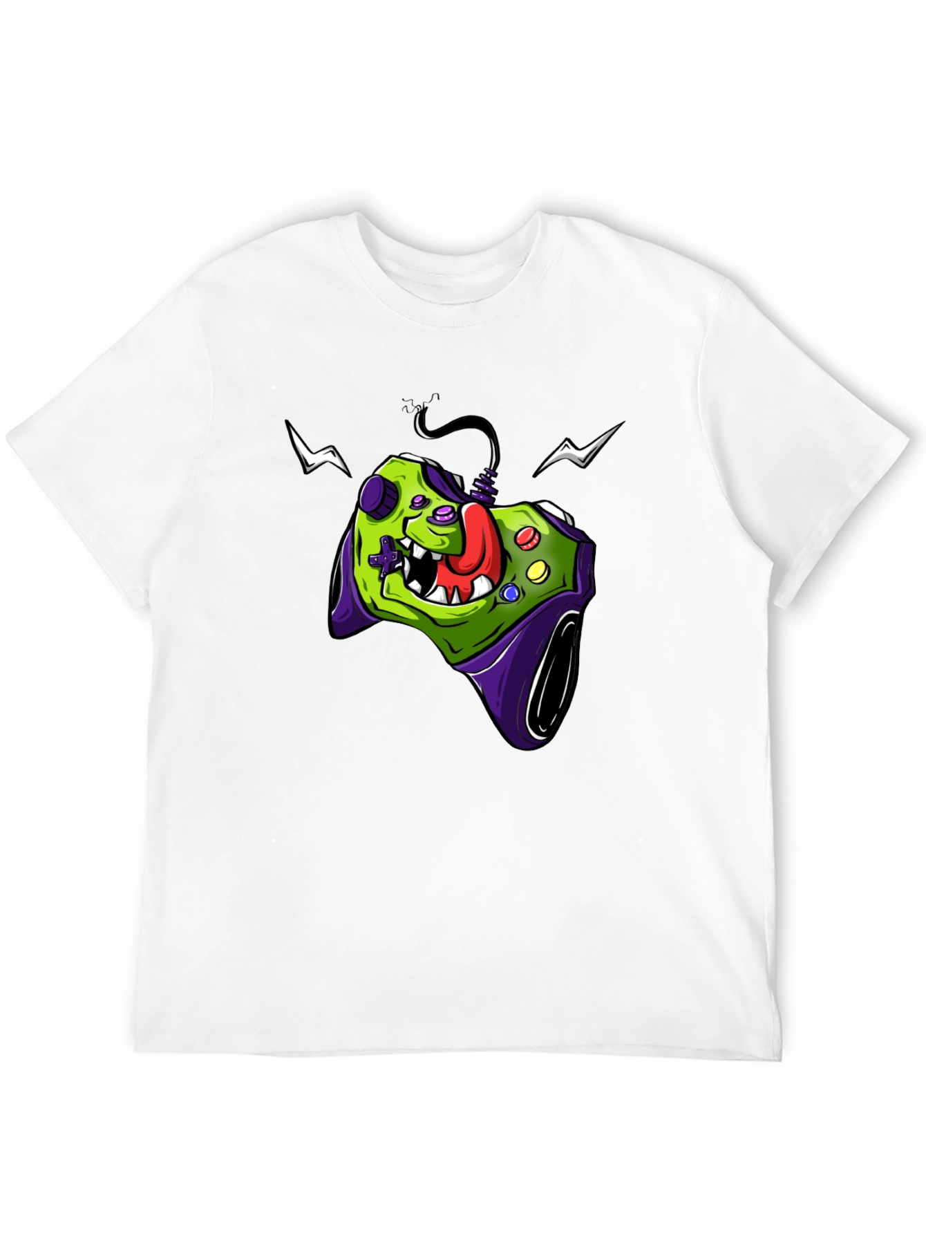 Gamer Controller Graphic Tee - Black