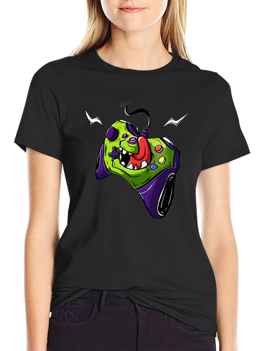 Gamer Controller Graphic Tee - Black