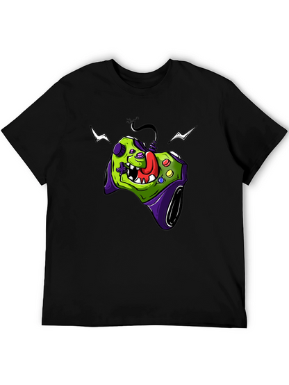 Gamer Controller Graphic Tee - Black