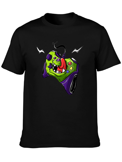 Gamer Controller Graphic Tee - Black