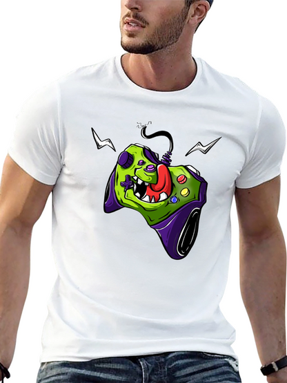 Gamer Controller Graphic Tee - Black