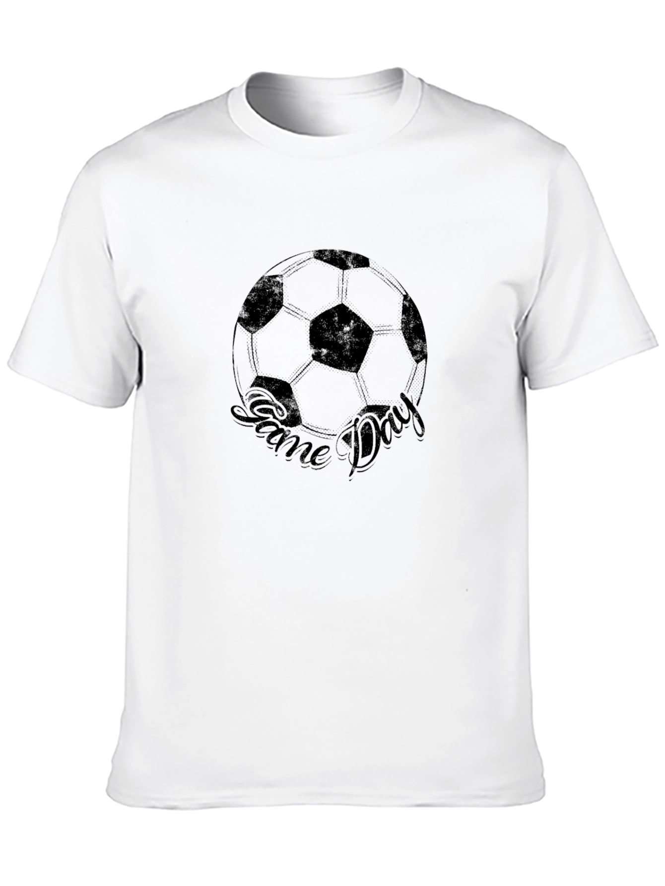 Game Day Soccer T-Shirt - Black Cotton Tee