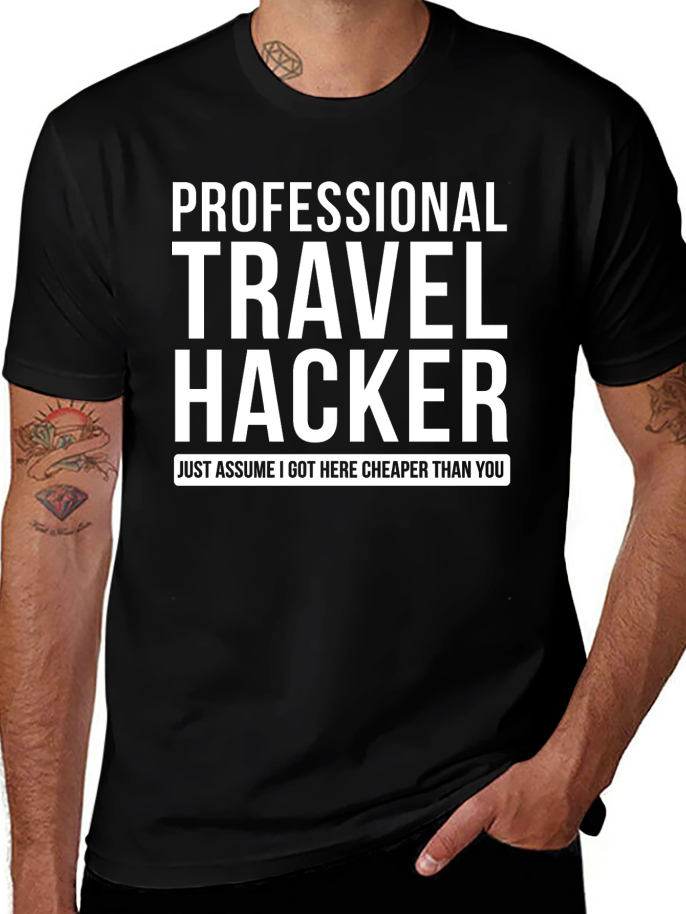Professional Travel Hacker T-Shirt