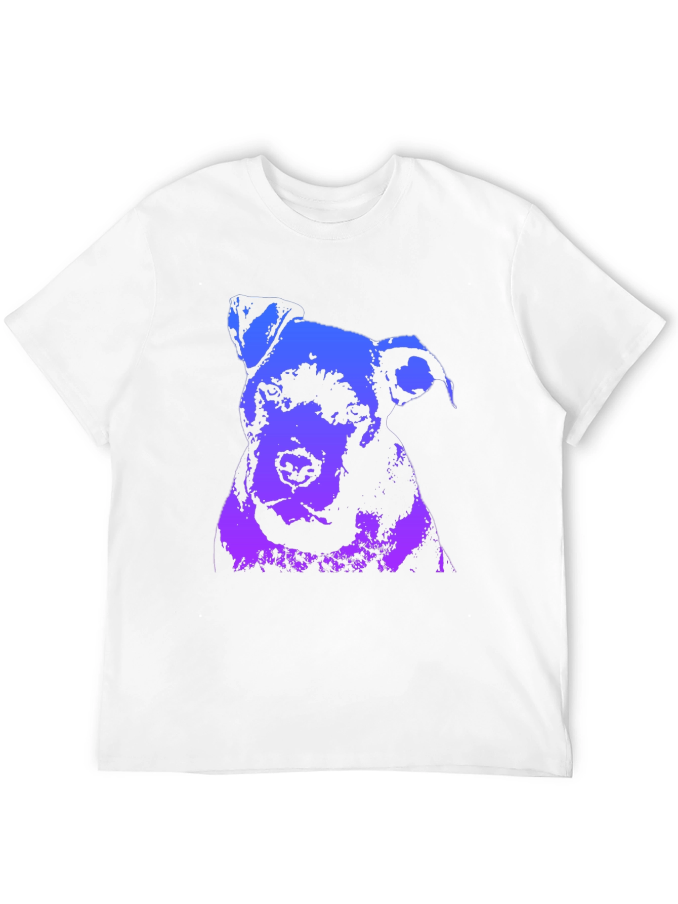 Dog Graphic Print Crew Neck T-Shirt