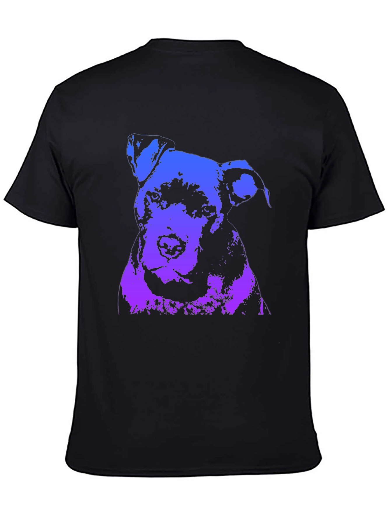 Dog Graphic Print Crew Neck T-Shirt