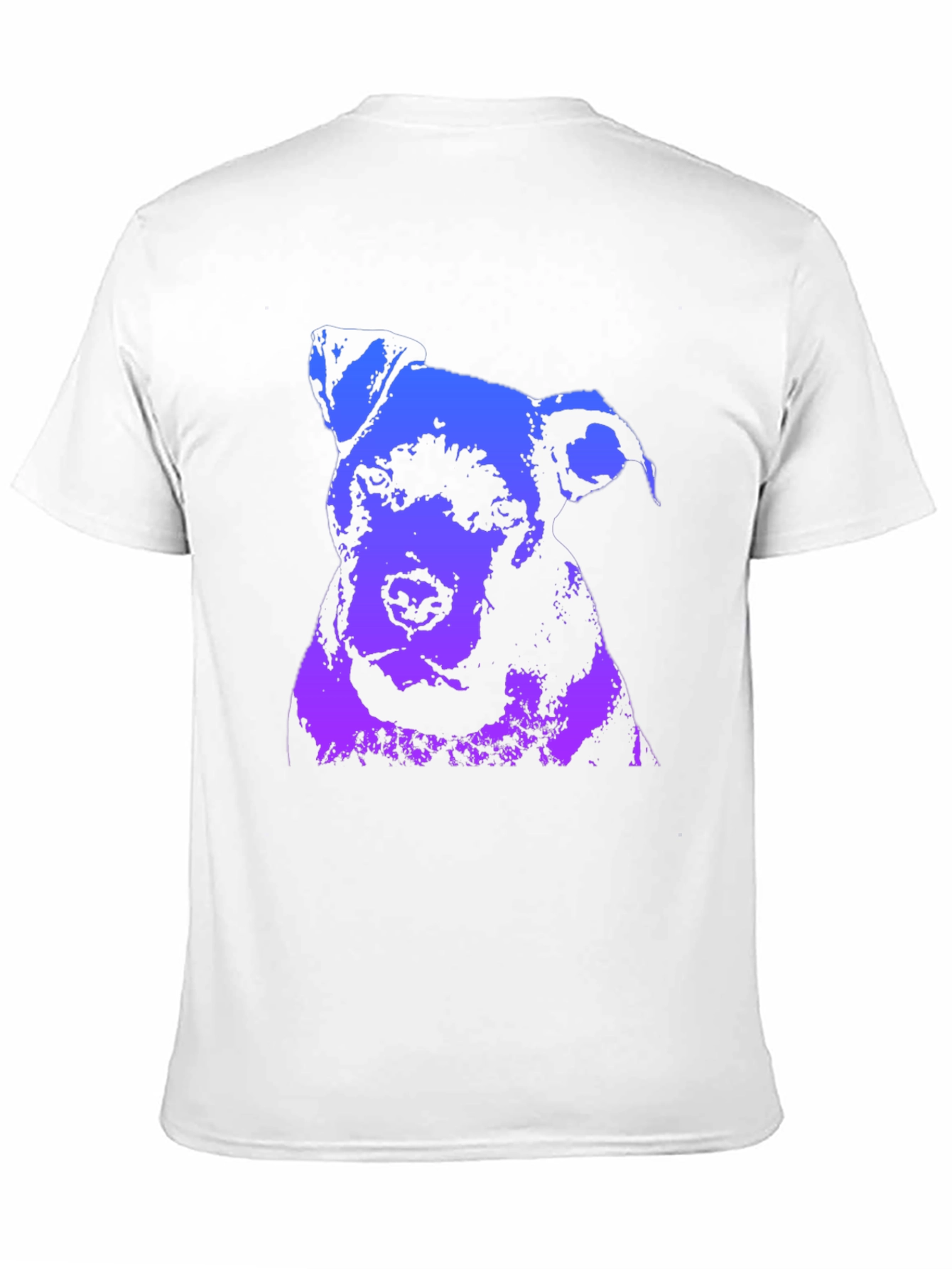 Dog Graphic Print Crew Neck T-Shirt