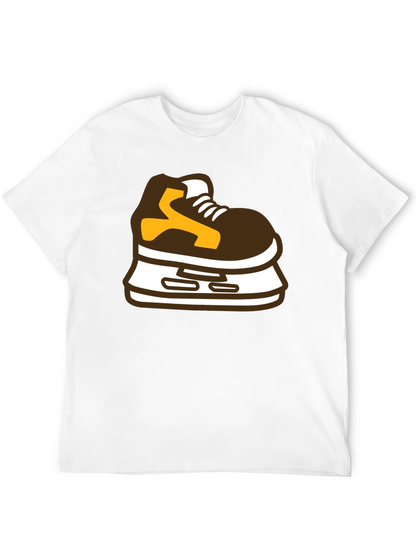 Hockey Skate Graphic Tee - Black
