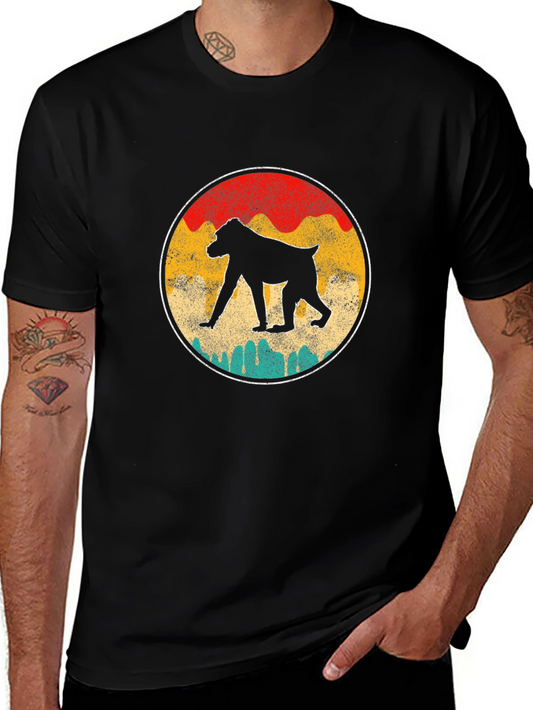 Retro Baboon T-Shirt - Vintage Style Graphic Tee