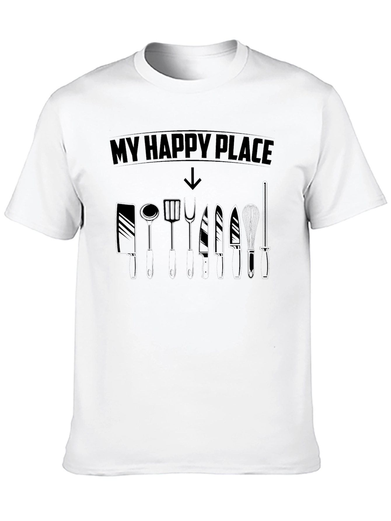 My Happy Place Chef T-Shirt