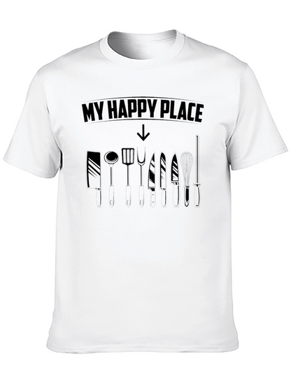 My Happy Place Chef T-Shirt