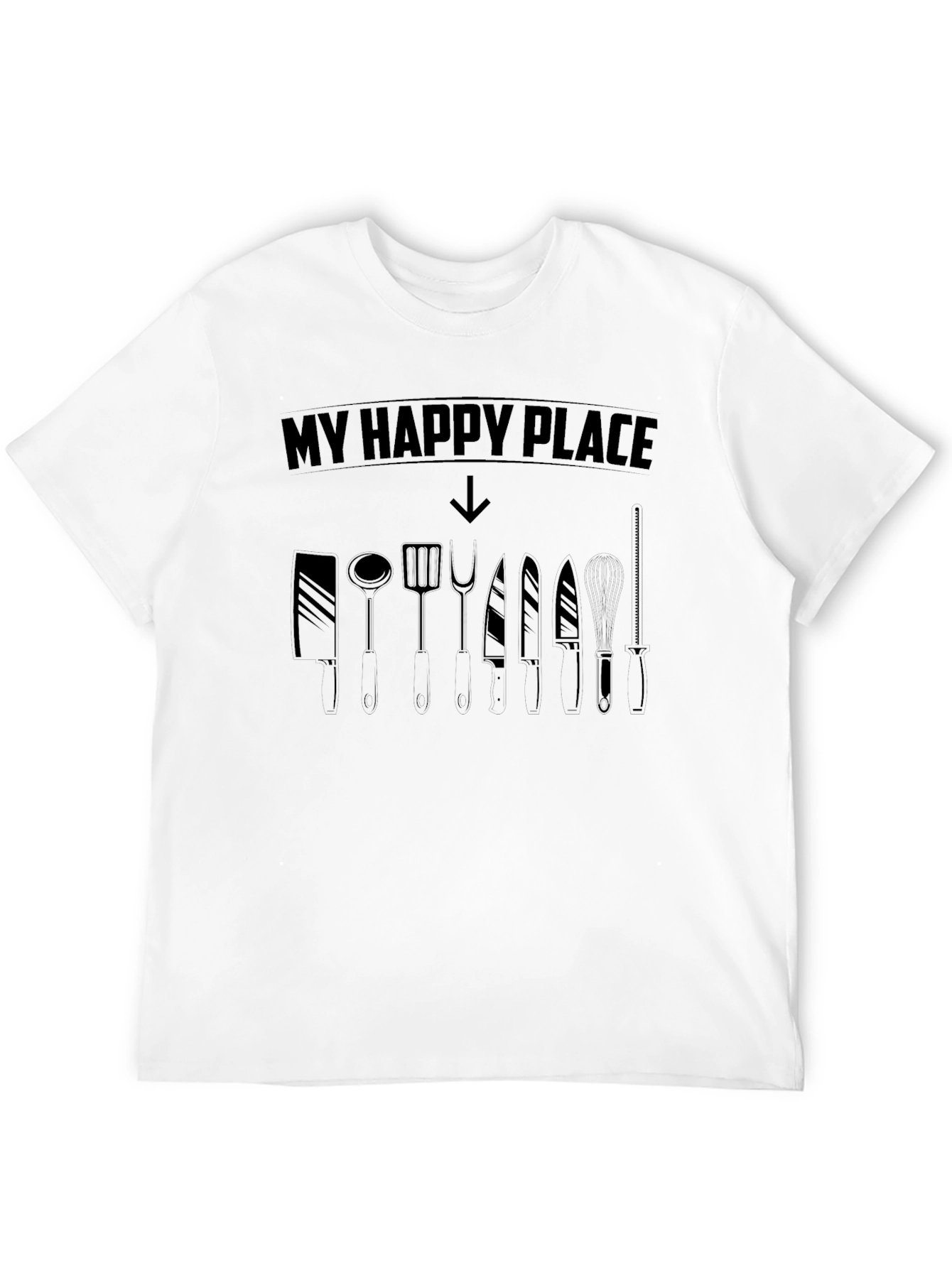 My Happy Place Chef T-Shirt