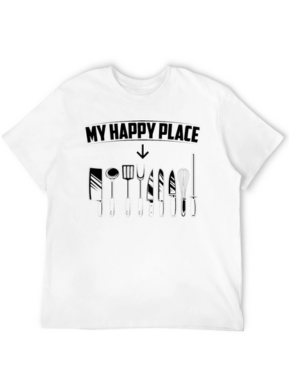 My Happy Place Chef T-Shirt