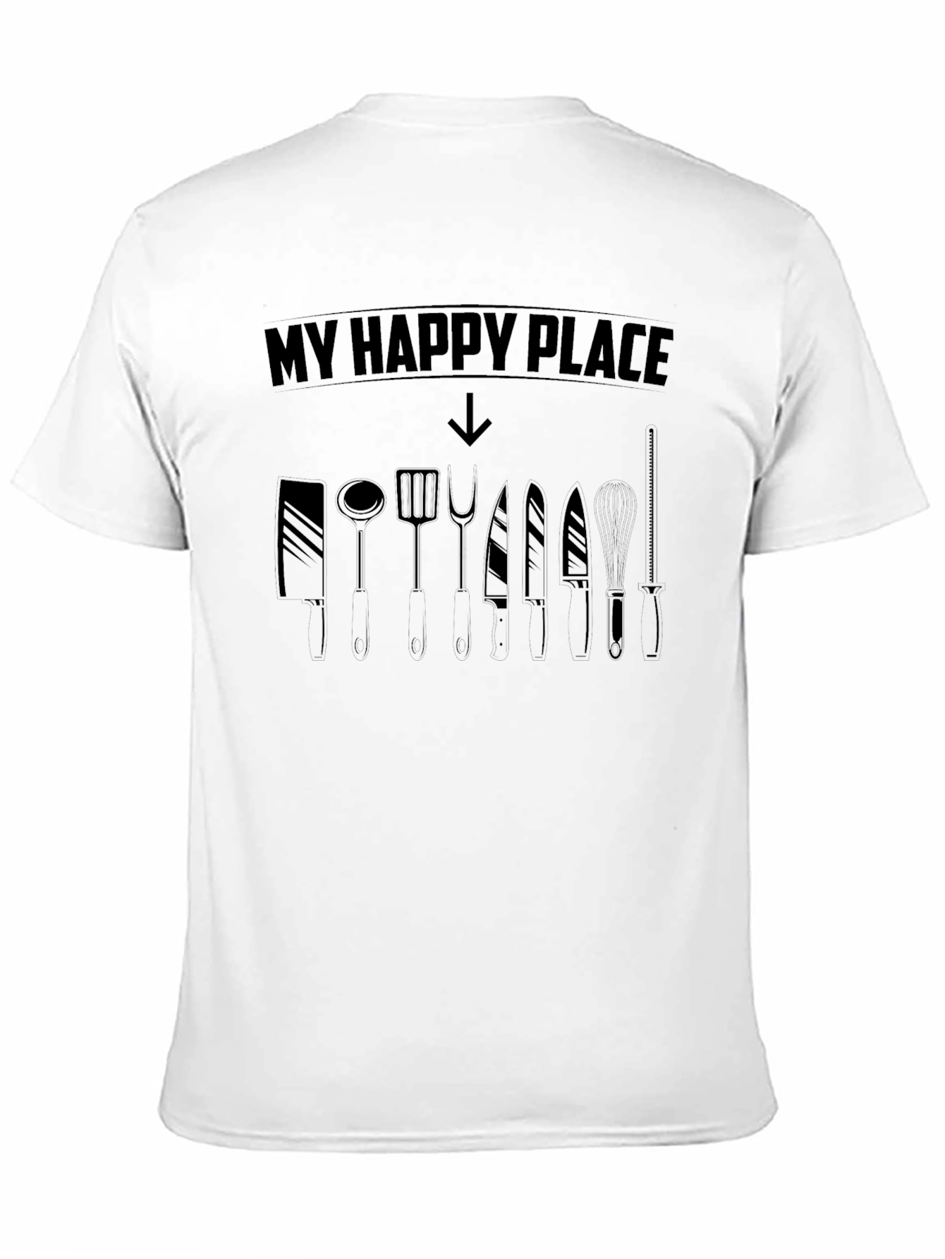 My Happy Place Chef T-Shirt