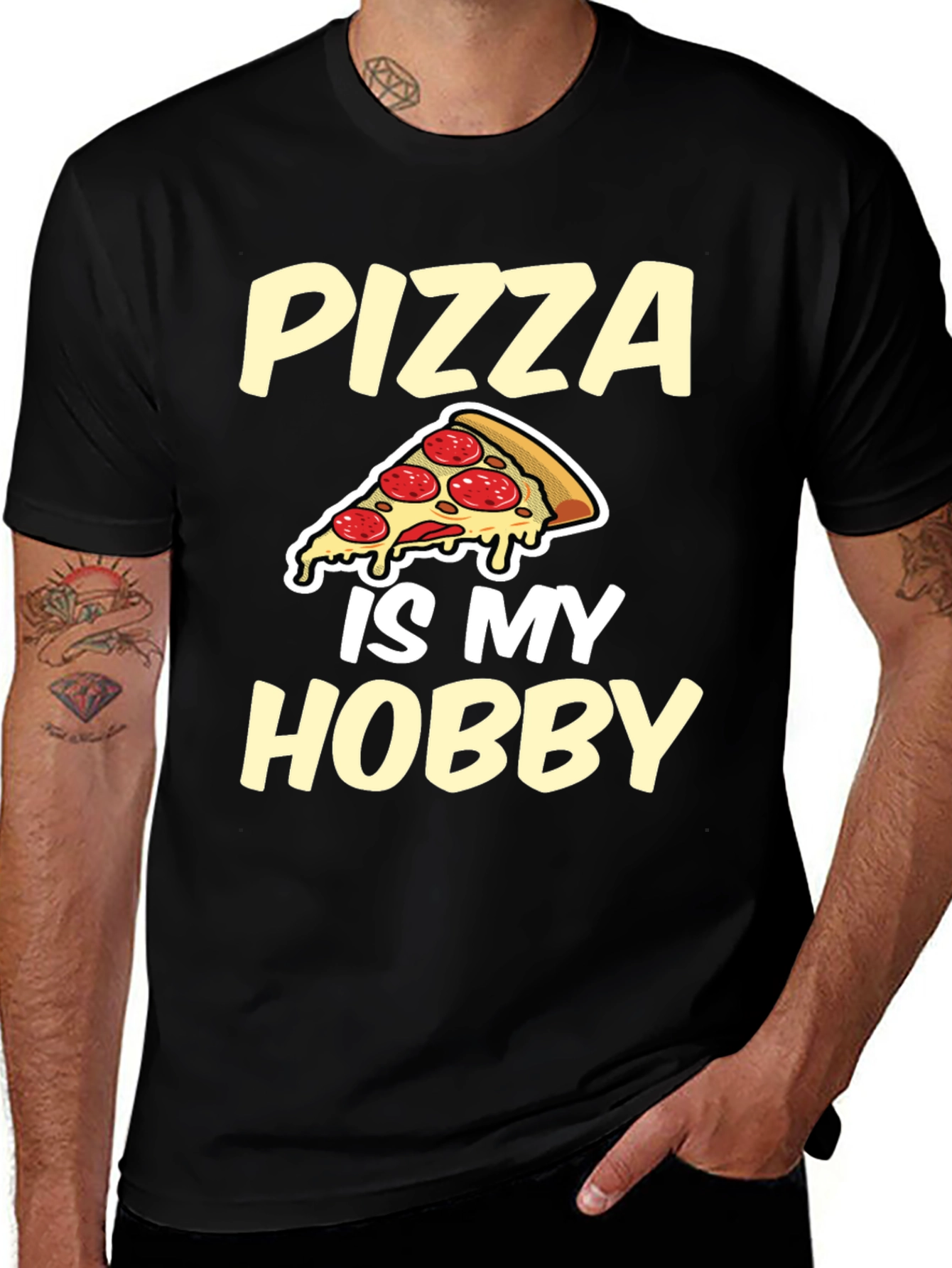 Pizza Is My Hobby Graphic Tee