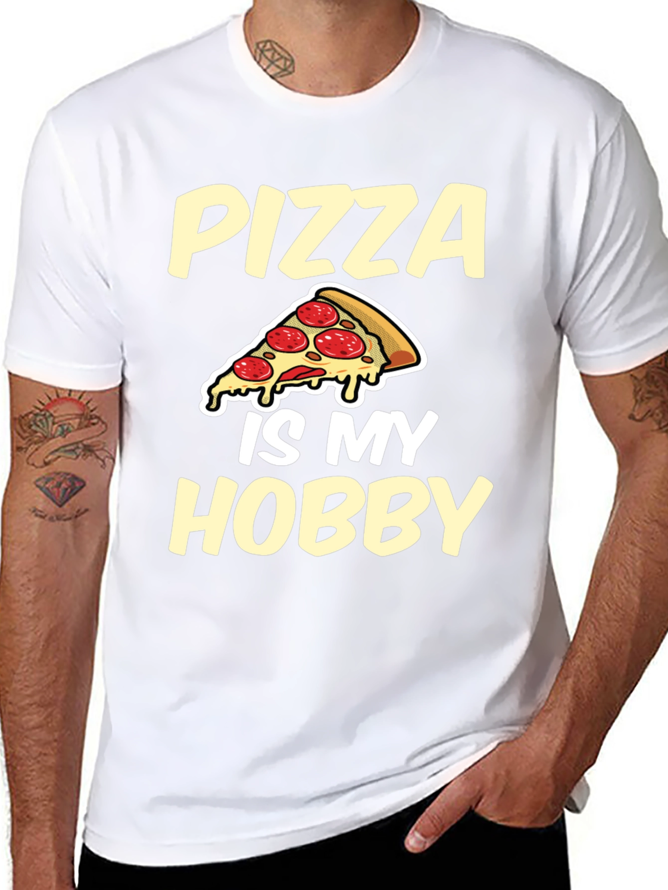 Pizza Is My Hobby Graphic Tee