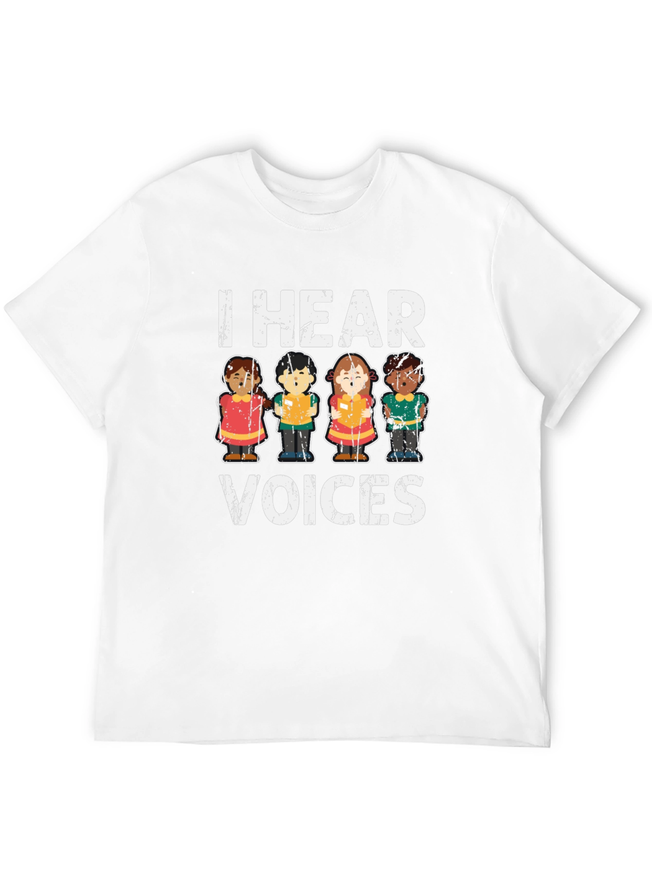I Hear Voices Graphic Tee - Unisex Black T-Shirt