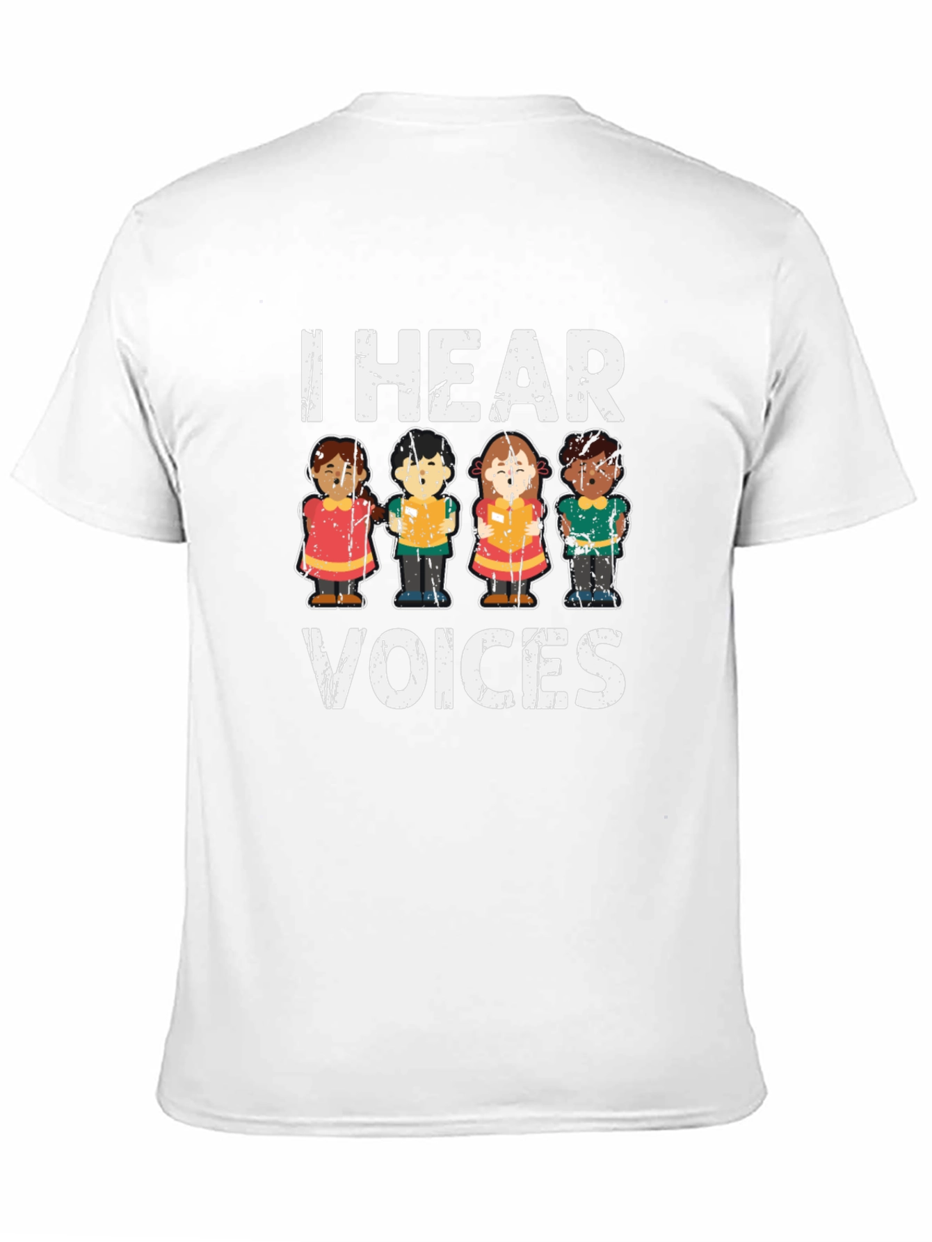 I Hear Voices Graphic Tee - Unisex Black T-Shirt