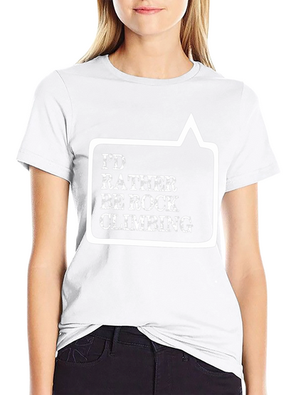 Rock Climbing Graphic Tee - Black