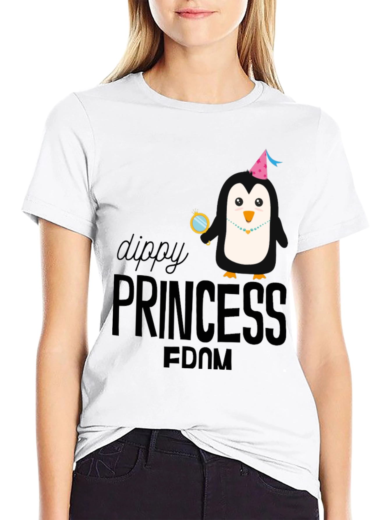 Dippy Princessdom Penguin T-Shirt