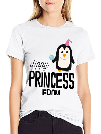 Dippy Princessdom Penguin T-Shirt