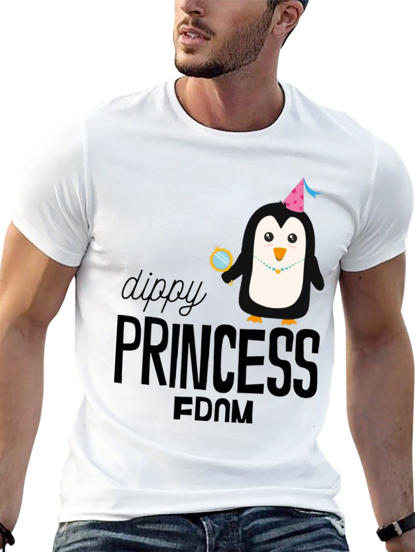 Dippy Princessdom Penguin T-Shirt