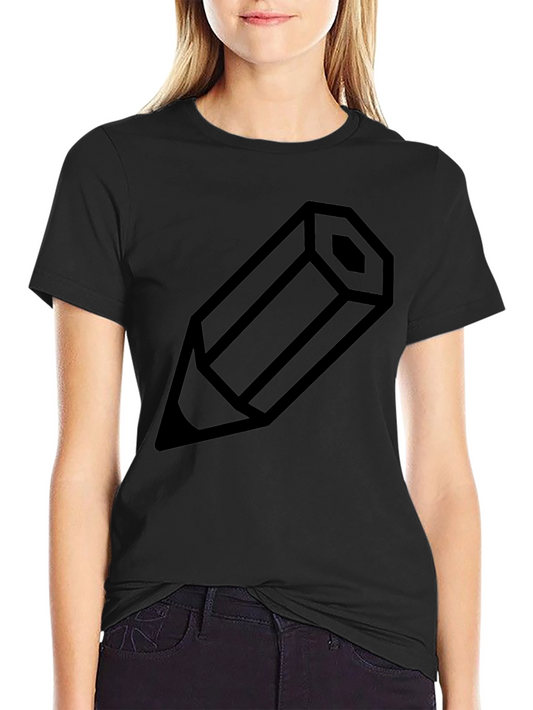Pencil Graphic Tee - Minimalist Design
