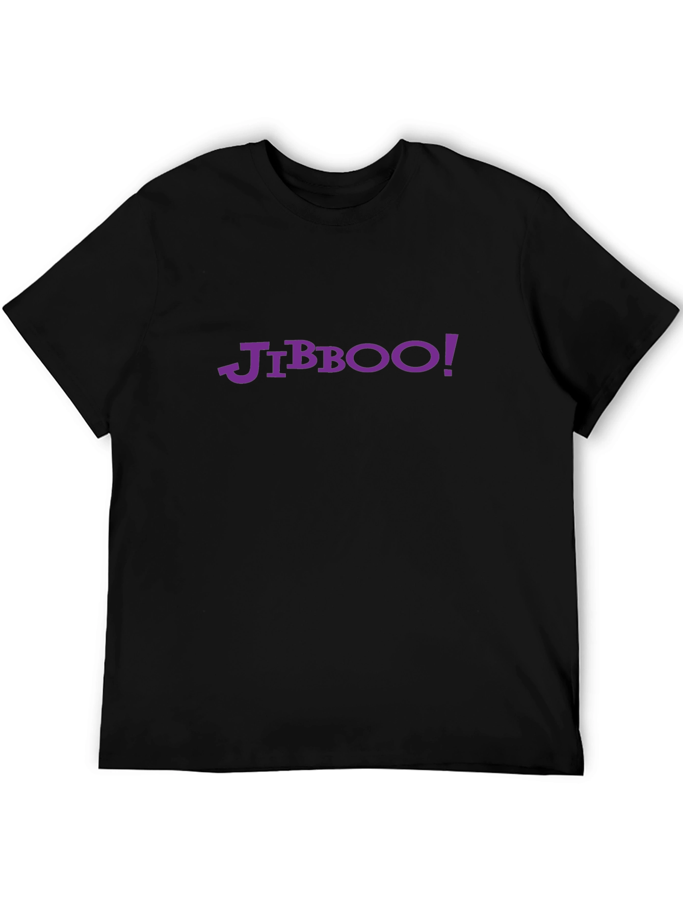 Jibboo Graphic Tee - Black Cotton T-Shirt