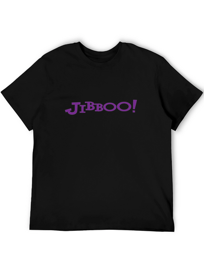 Jibboo Graphic Tee - Black Cotton T-Shirt