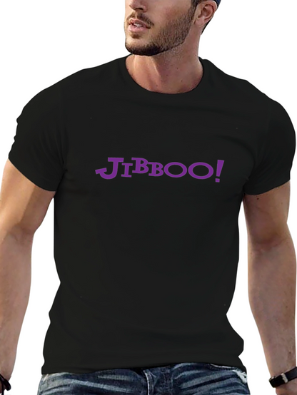 Jibboo Graphic Tee - Black Cotton T-Shirt