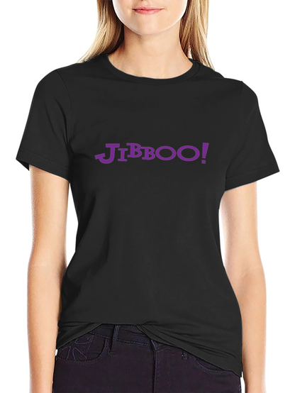 Jibboo Graphic Tee - Black Cotton T-Shirt